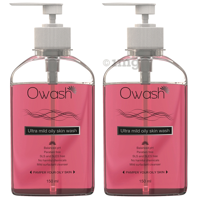 Owash Ultra Mild Oily Skin Wash (150ml Each)