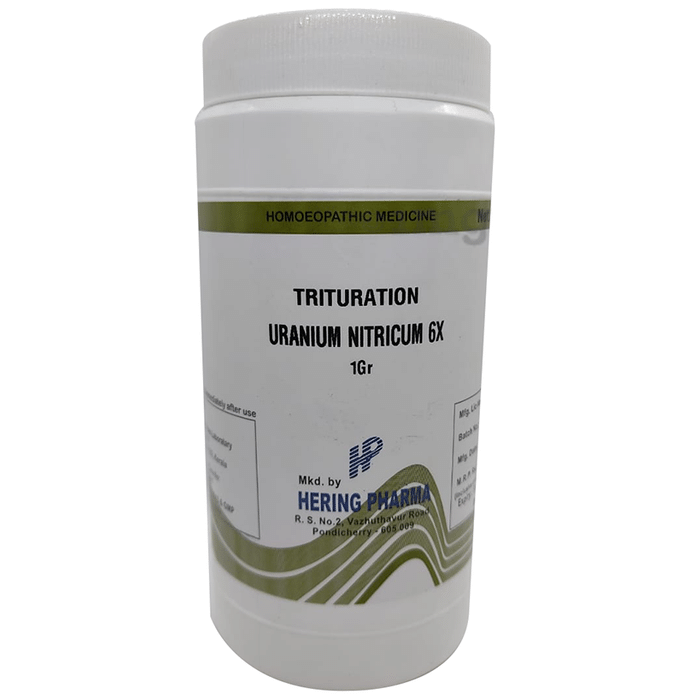Hering Pharma Uranium Nitricum Trituration Tablet 6X