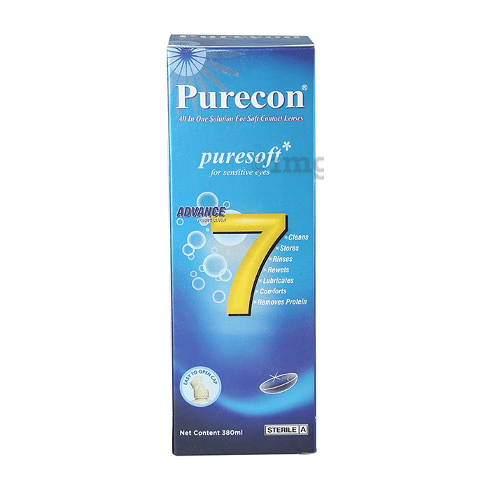 Purecon Puresoft All in One Solution for Soft Contact Lenses: Buy ...