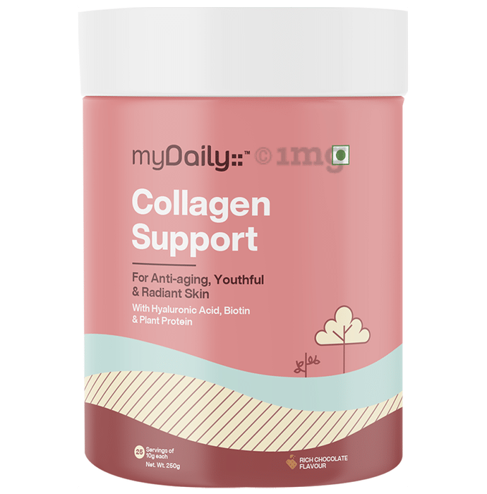 myDaily Collagen Support for Anti-aging Youthful and  Radiant Skin Chocolate