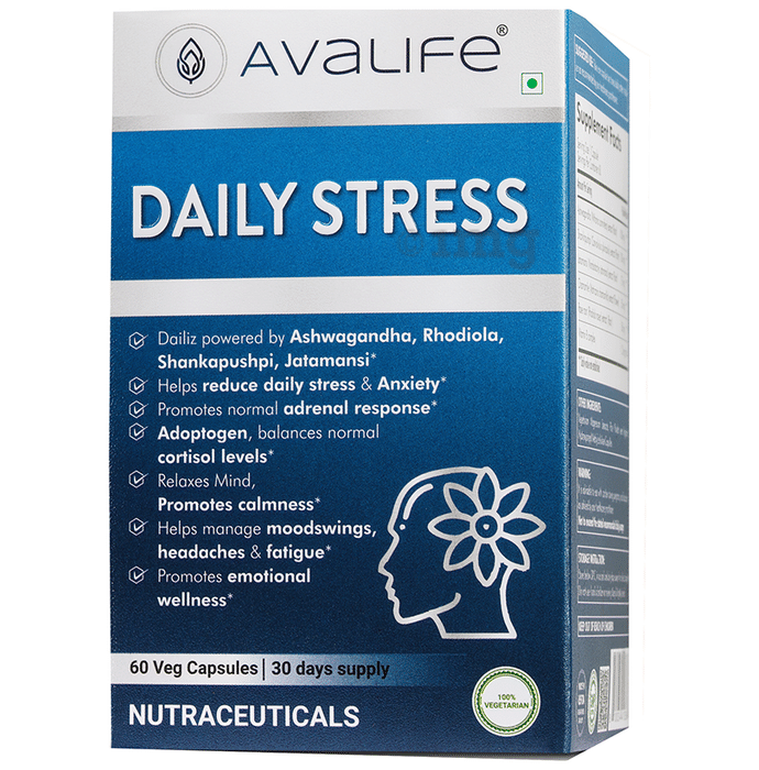 Avalife Daily Stress Veg Capsule