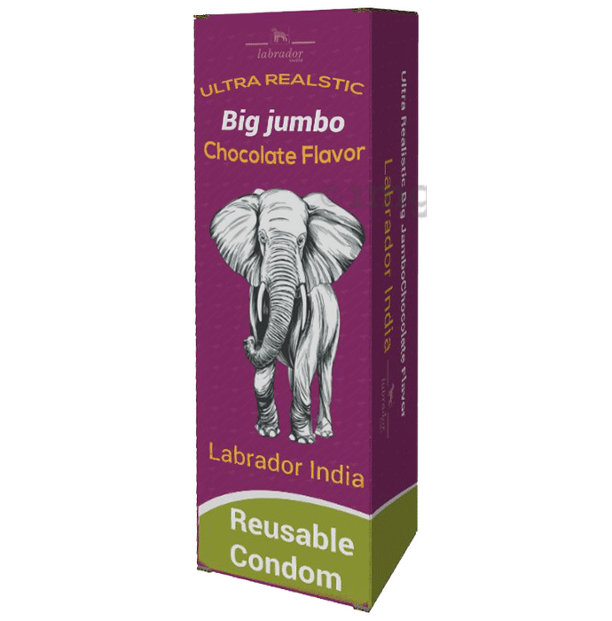Labrador India Ultra Realistic Big Jumbo Resuable Chocolate Condom