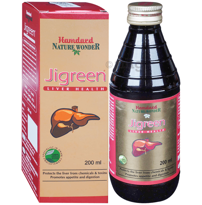 Hamdard Jigreen Syrup | Supports Liver & Digestive Health