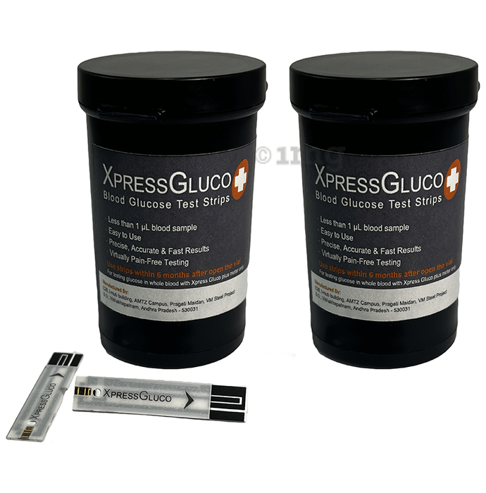 Accurex Xpress Gluco Plus Blood Glucose Test Strip (50 Each)