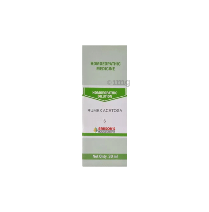 Bakson's Homeopathy Rumex Acetosa Dilution 6