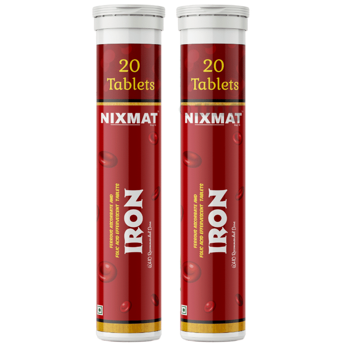 Nixmat Iron Effervescent Tablet (20 Each)
