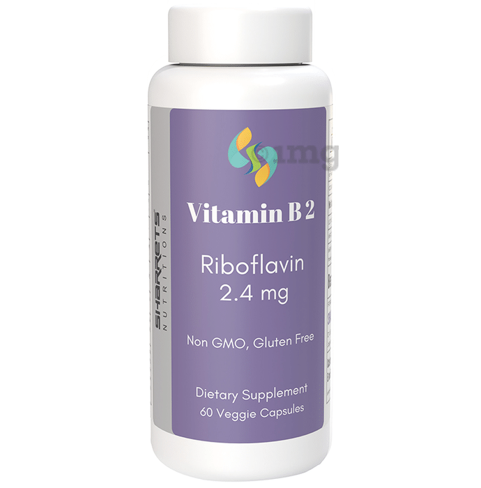 Sharrets Vitamin B2 Riboflavin Veggie Capsule