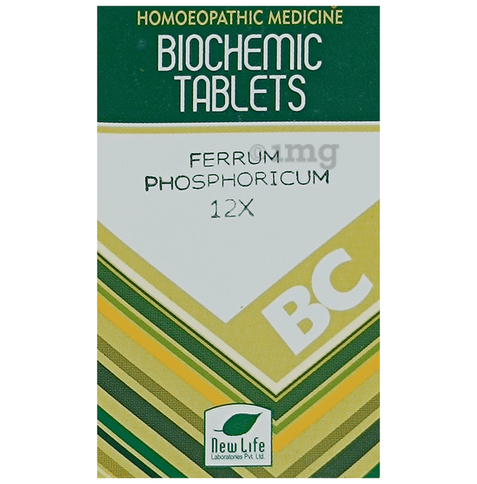 New Life Ferrum Phosphoricum Biochemic Tablet 12X