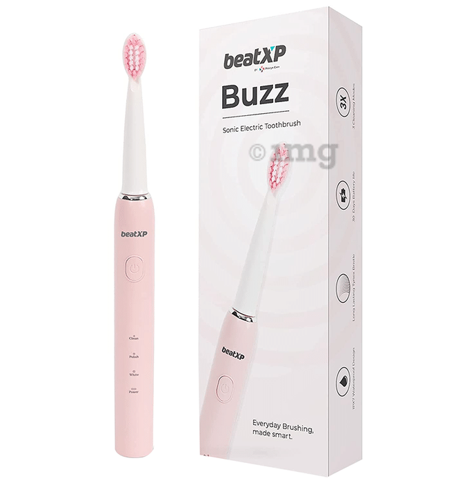beatXP Buzz Sonic Electric Toothbrush Pink