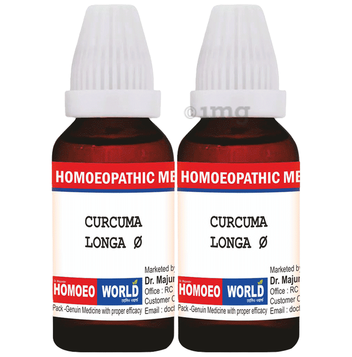Dr. Majumder Homeo World Curcuma Longa Mother Tincture (30ml Each) Q