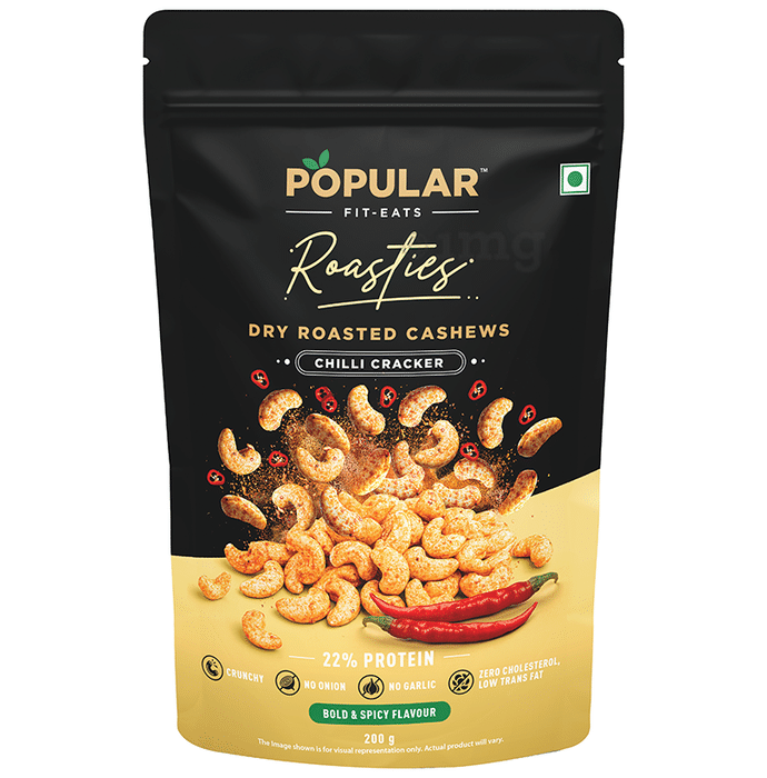 Popular Essentials Roasties Dry Roasted Cashew Chilli Cracker