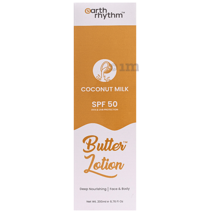 Earth Rhythm Coconut Milk Butter Lotion SPF 50
