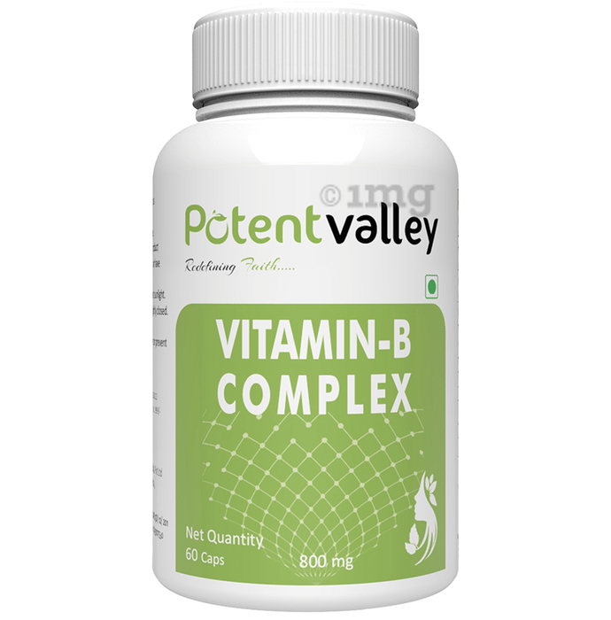 Potent Valley Vitamin-B Complex Capsule: Buy bottle of 60.0 capsules at ...