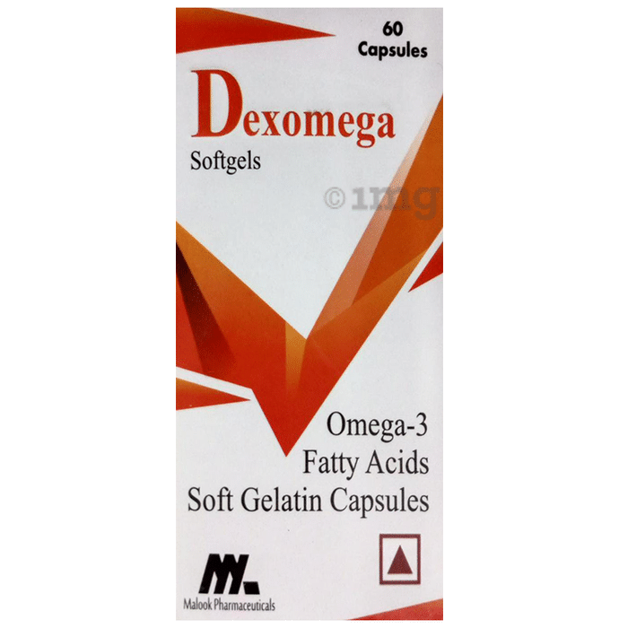 Dexomega Omega 3 Fatty Acids Soft Gelatin Capsule