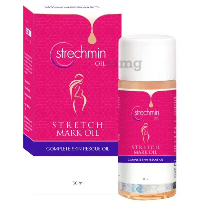 Strechmin Stretch Marks Oil, Improve The Appearance of Stretch Marks & Scars