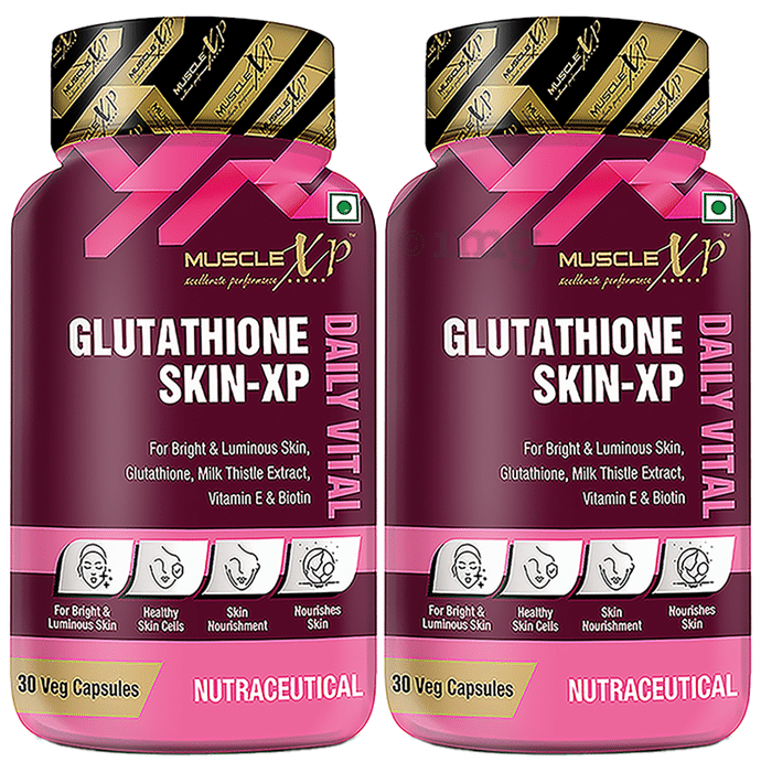 MuscleXP Glutathione Skin-XP Daily Vital Veg Capsule (30 Each)