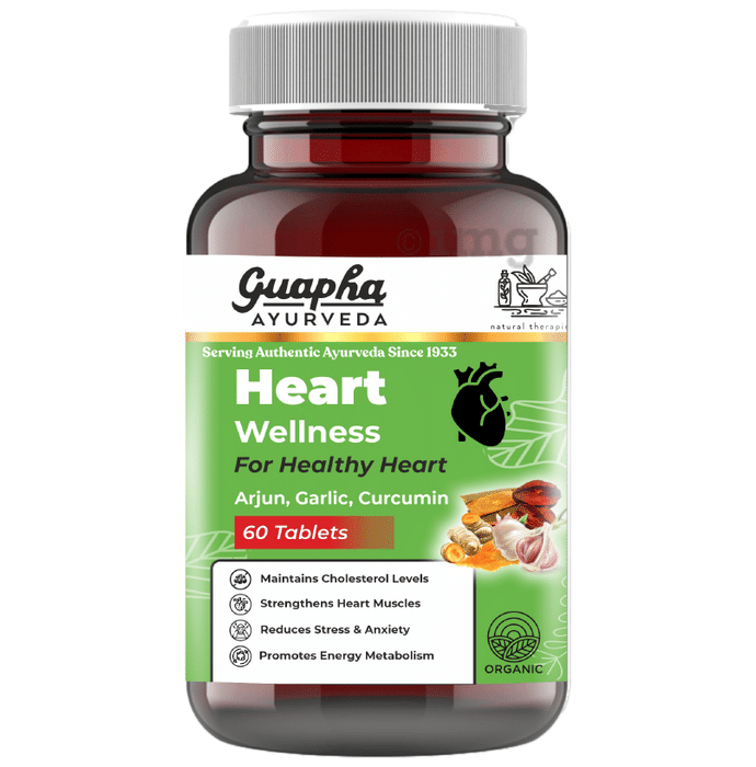 Guapha Ayurveda Heart Wellness for Healthy Heart Tablet