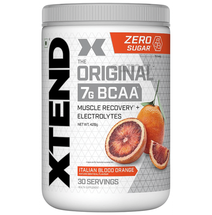 Scivation Xtend BCAA Powder with Electrolytes| For Muscle Growth & Recovery | Flavour Italian Blood Orange