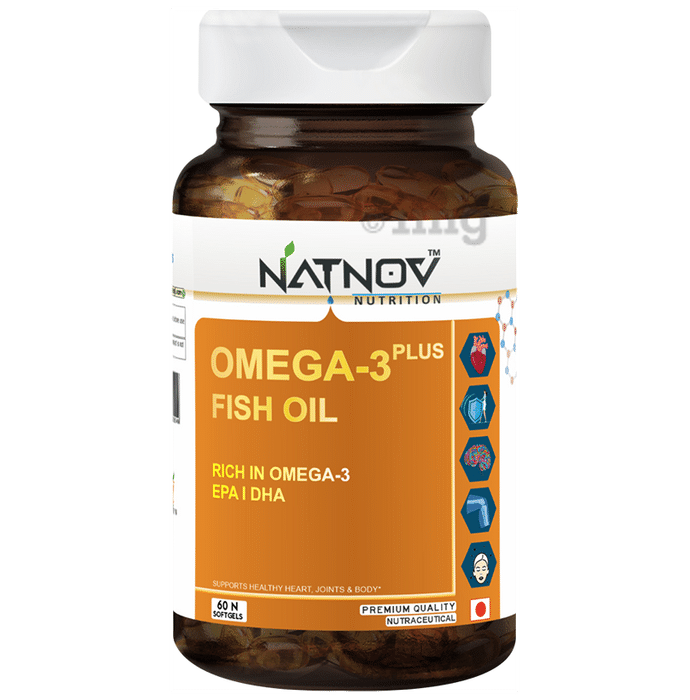 Natnov Nutrition Omega 3 Plus Fish Oil Softgel