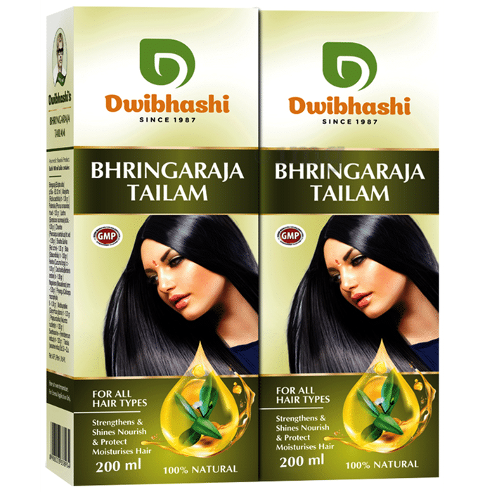 Dwibhashi Bhringaraja Tailam Oil (200ml Each)