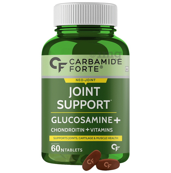 Carbamide Forte Joint Support | With Glucosamine, Chondroitin & Vitamins for Joints, Cartilage & Muscle Health | Tablet
