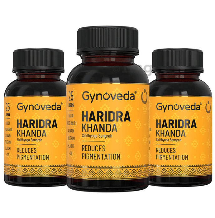 Gynoveda Haridra Khanda Tablet with Turmeric Curcumin | Helps Reduce Pigmentation (240 Each)