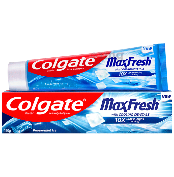Colgate Maxfresh Peppermint Ice Blue Gel Toothpaste