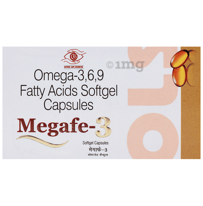 Megafe Omega 3,6,9 Fatty Acid Softgel Capsules (10 Each)