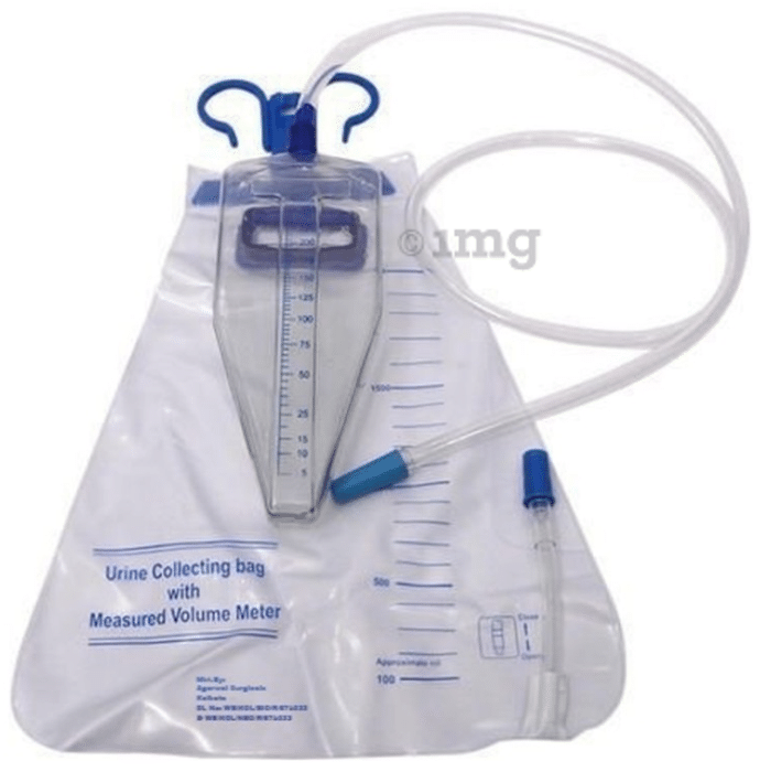 Alpha Urometer Uromeasure Bag with Measure Flexible Bottle