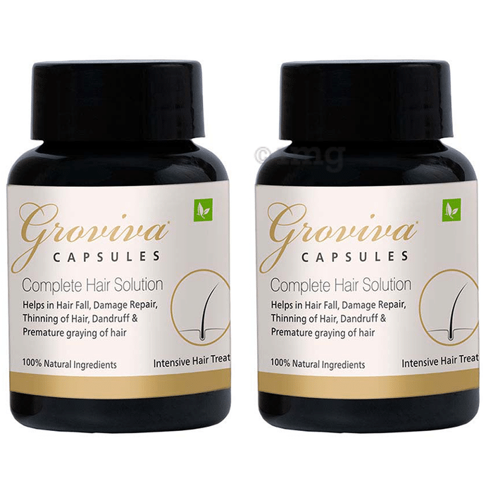 Groviva Complete Hair Solution Capsule (60 Each)