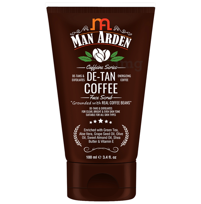 Man Arden De-Tan Coffee Face Scrub
