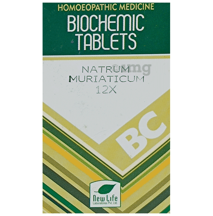 New Life Natrum Muriaticum Biochemic Tablet 12X