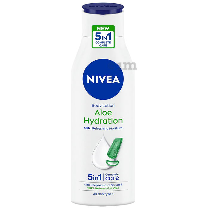 Nivea Aloe Hydration Body Lotion | 5 in 1 Complete Care for All Skin Types