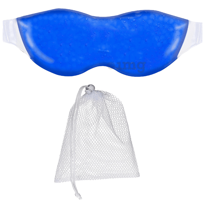 EcommerceHub Cooling Cold Gel Eye Mask with Storage Bag