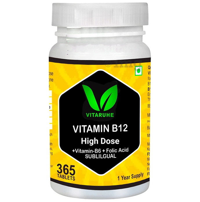 Vitaruhe Vitamin B12 High Dose Sublingual tablet