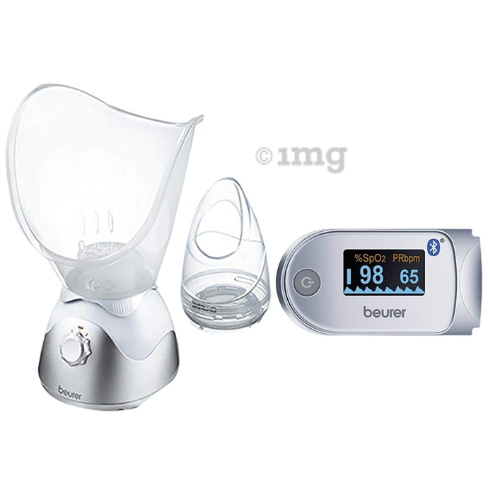 Beurer Medical Combo (FS 50 Steam Inhaler +  PO 60 Pulse Oximeter)