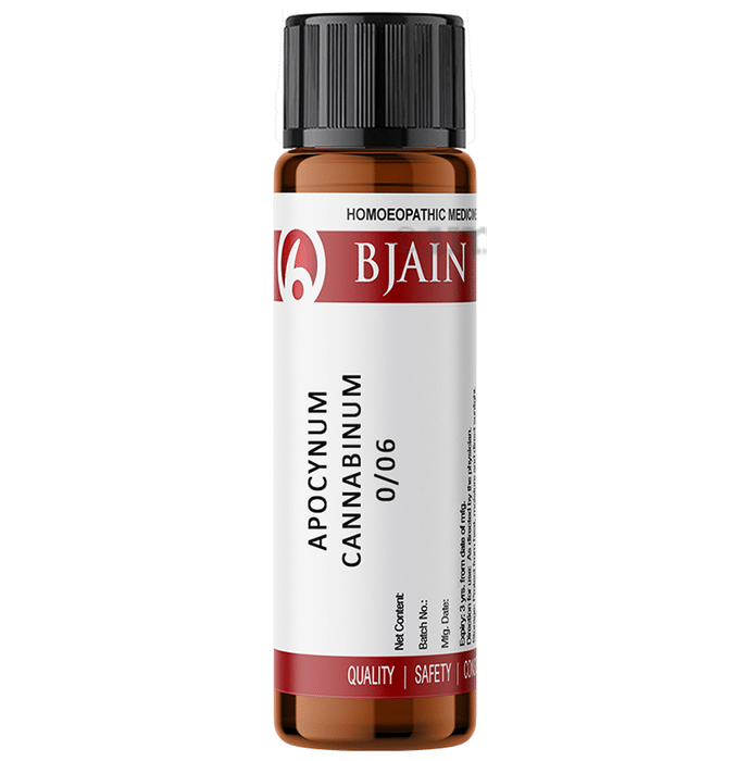 Bjain Apocynum Cannabinum Globules 0/6 LM