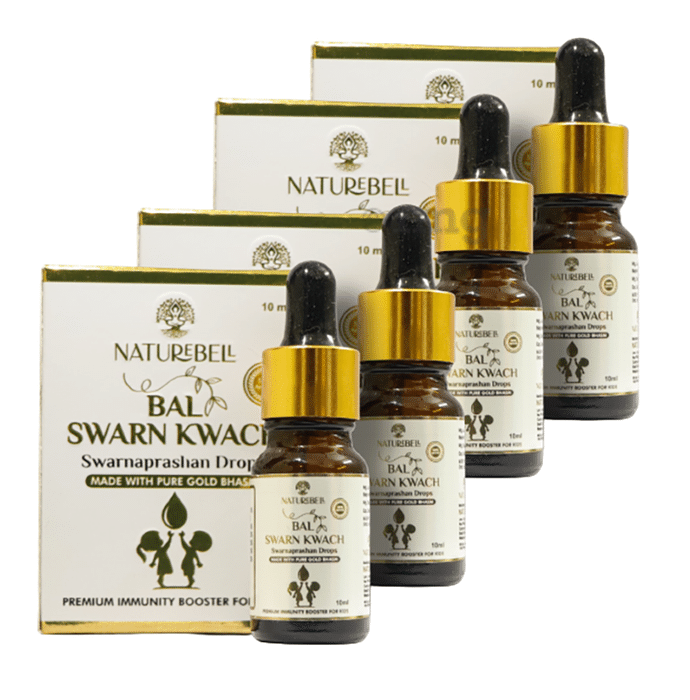 Naturebell Bal Swarn Kwach Swarnaprashan Drop (10ml Each)