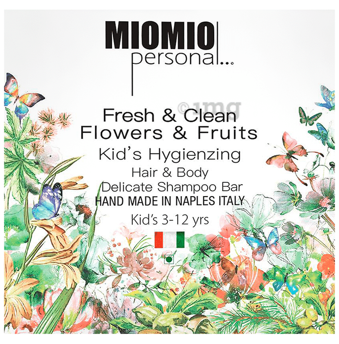 Miomio Personal Kid's Hygienzing Hair & Body Delicate Shampoo Bar