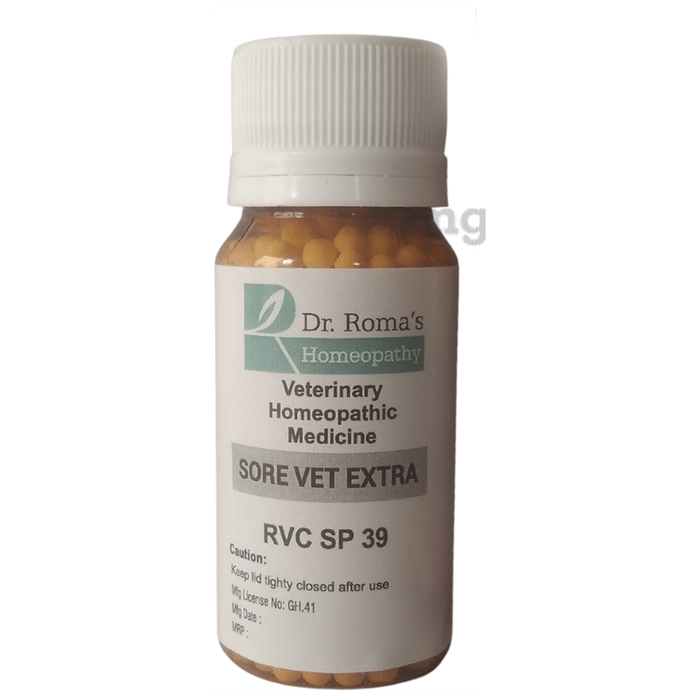 Dr. Romas Homeopathy RVC SP 39 Sore Vet Extra Globules