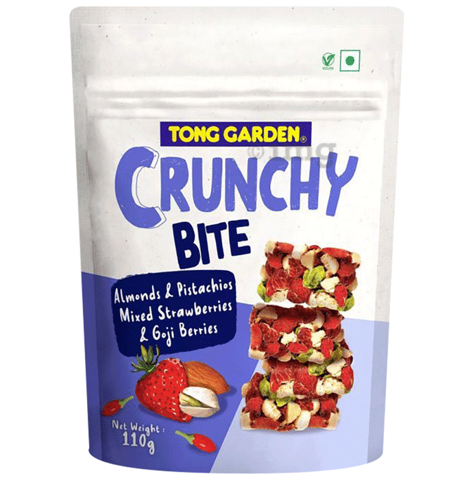 Tong Garden Crunchy Bite Almonds & Pistachios Mixed Strawberries & Goji Berries