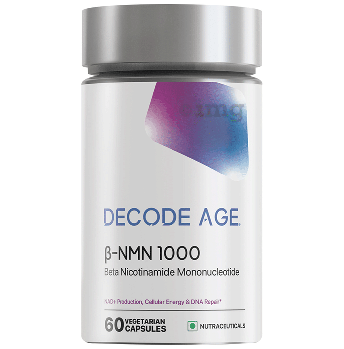 Decode Age NMN Pro Uthever 1000 Vegetarian Capsule , Ultra-Pure, Boost NAD+ , Improve Muscle Strength