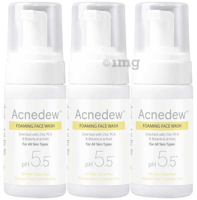 Acnedew PH 5.5 Foaming Face Wash (100ml Each)