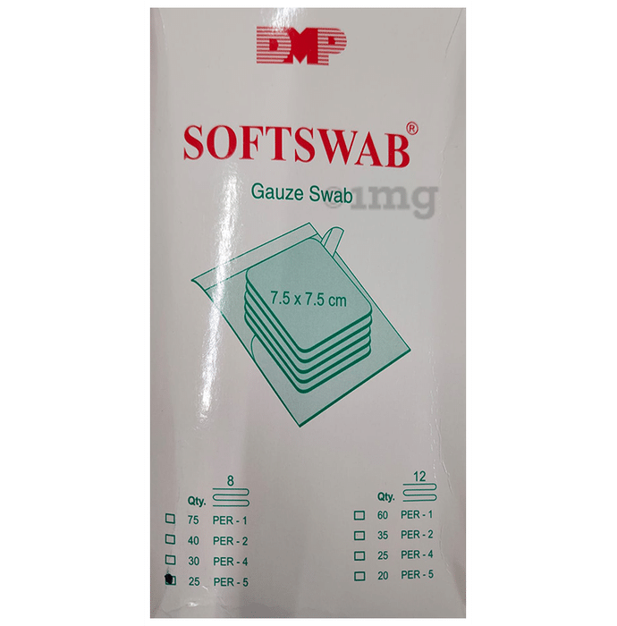 Softswab 8 ply Gauze Swab 7.5cm x 7.5cm