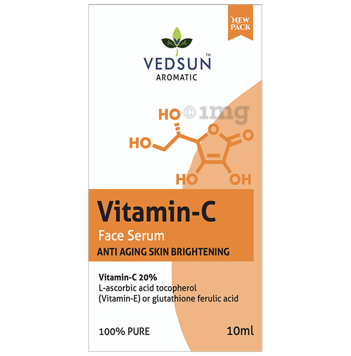 Vedsun VitaminC Face Serum (10ml Each) Buy box of 1.0 Bottle at best