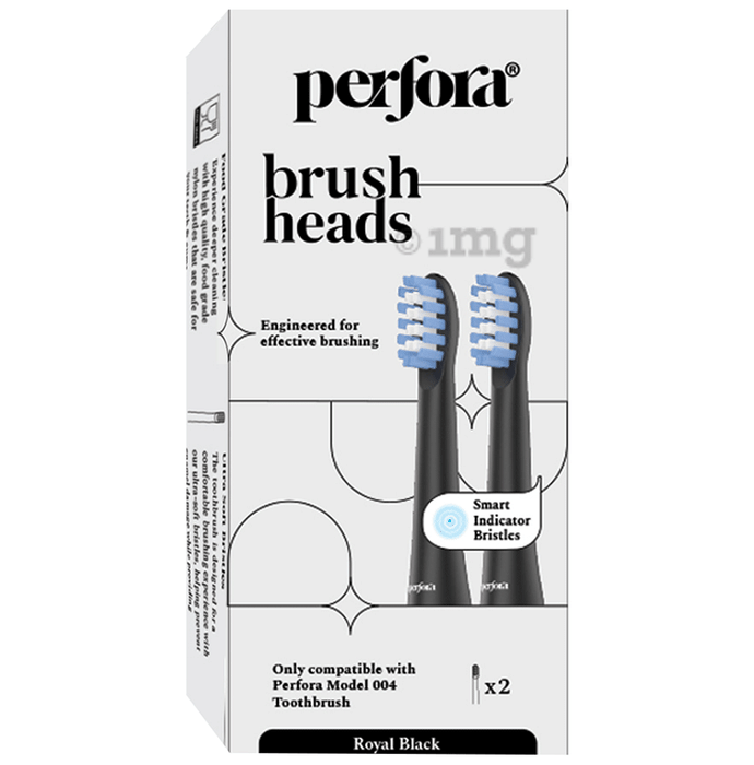 Perfora Brush Heads Royal Black