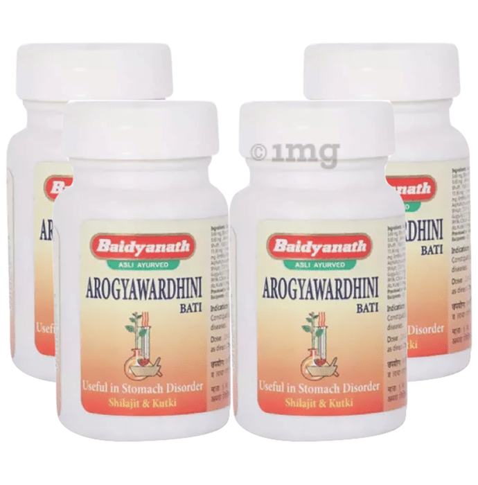 Baidyanath (Jhansi) Arogyawardhini Bati Tablets (80 Each)