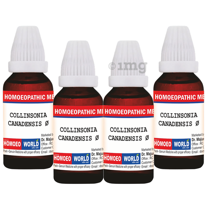 Dr. Majumder Homeo World Collinsonia Canadensis Mother Tincture (30ml Each) Q