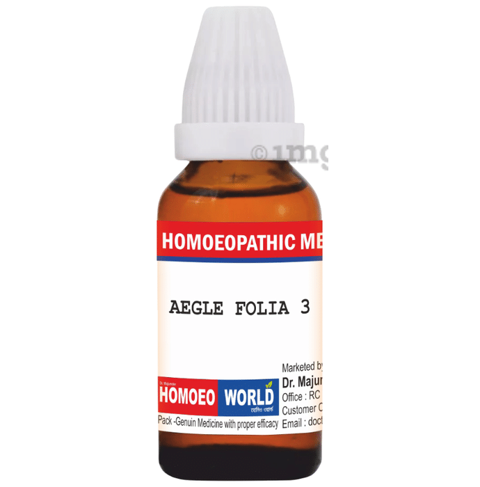 Dr. Majumder Homeo World Aegle Folia Dilution (30ml Each) 3