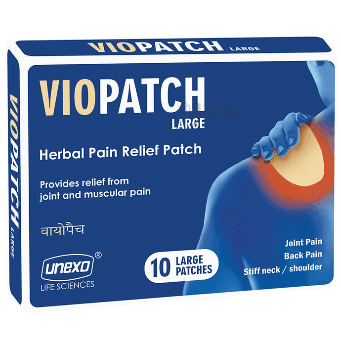Viopatch Herbal Pain Relief Patch Large